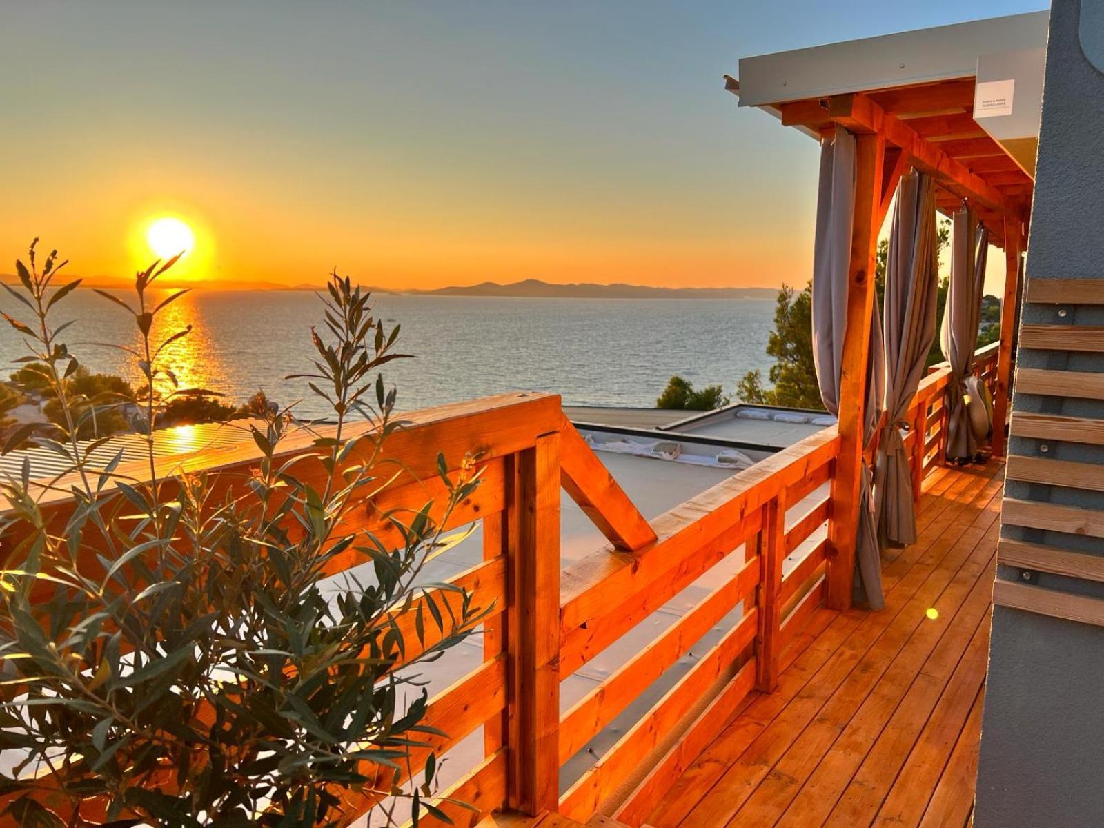 D-View Premium Mobile Home - Panoramic Seaview - 150 M From Beach, Free Parking Drage Luaran gambar