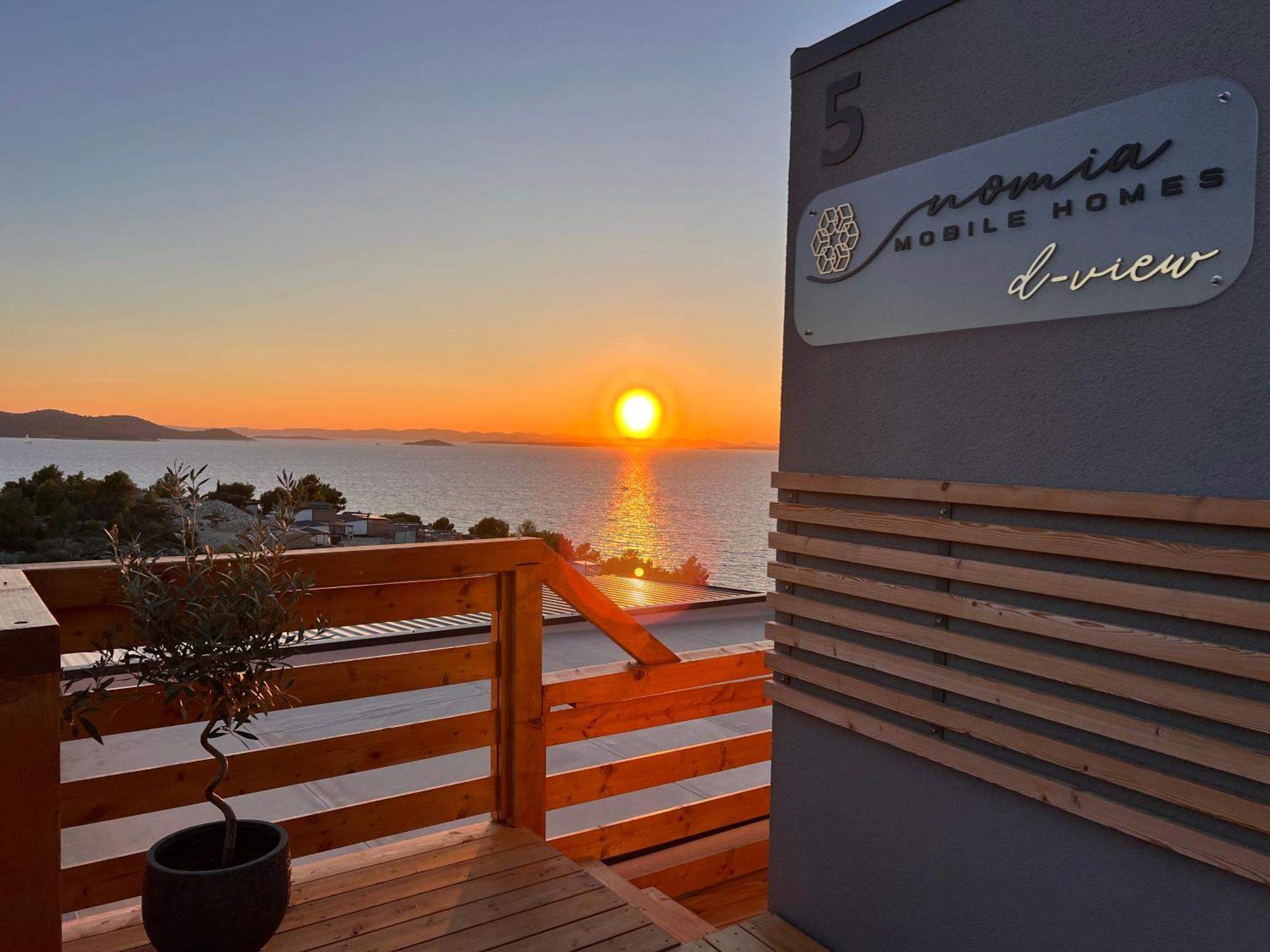 D-View Premium Mobile Home - Panoramic Seaview - 150 M From Beach, Free Parking Drage Luaran gambar