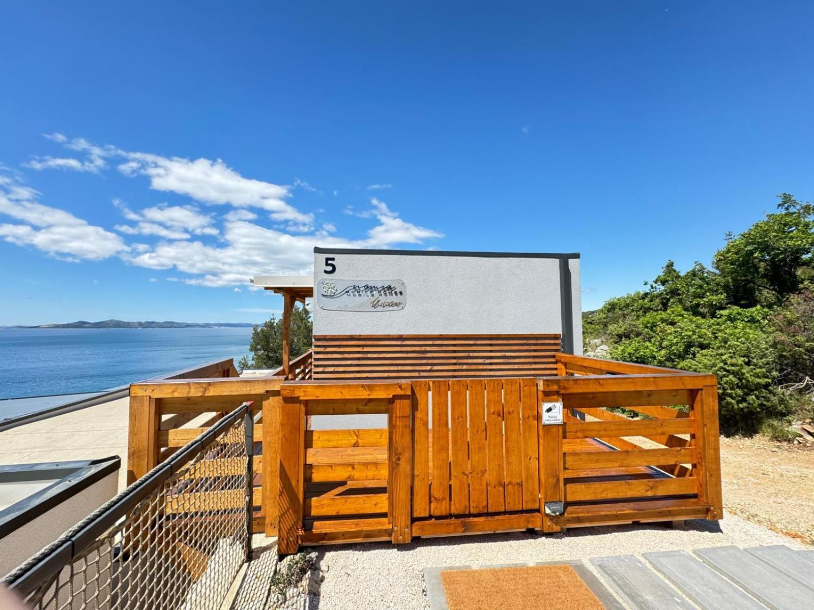 D-View Premium Mobile Home - Panoramic Seaview - 150 M From Beach, Free Parking Drage Luaran gambar