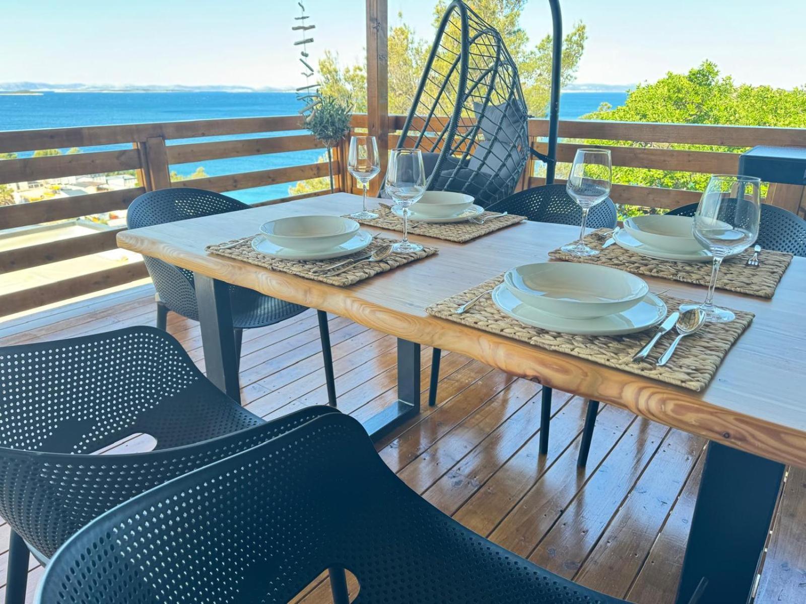 D-View Premium Mobile Home - Panoramic Seaview - 150 M From Beach, Free Parking Drage Luaran gambar